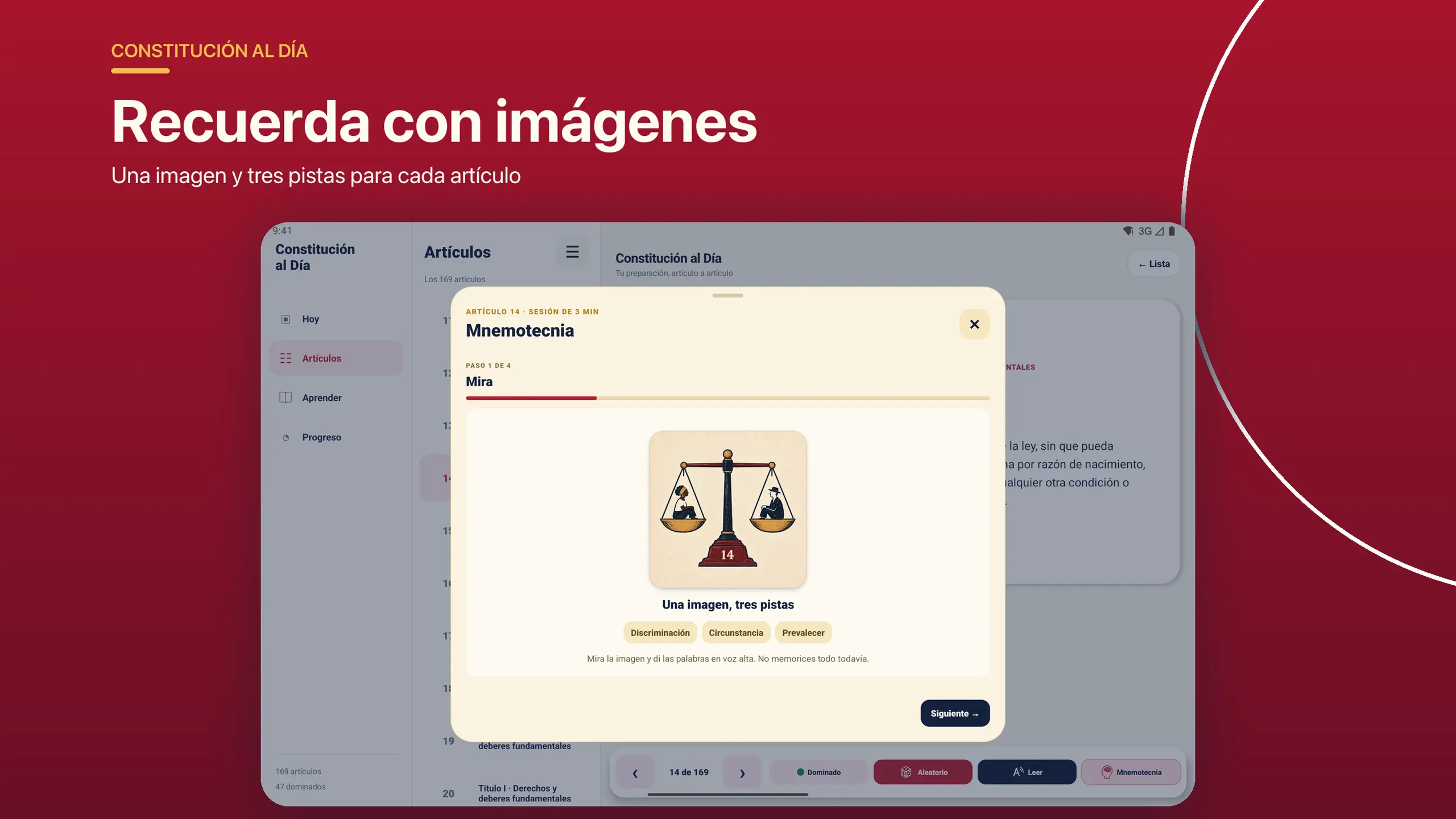 Mnemotecnia en Constitución al Día